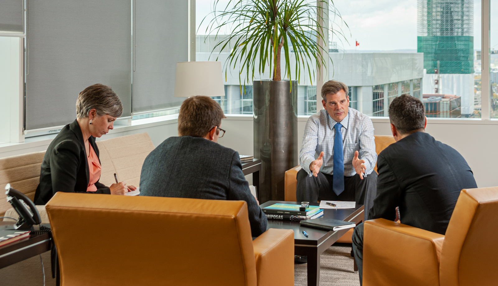 Event Photography: Capturing an outstanding interview with EDC’s  CEO Benoit Daignault