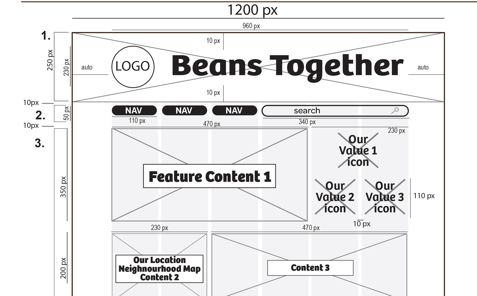 Web design-Beans Together