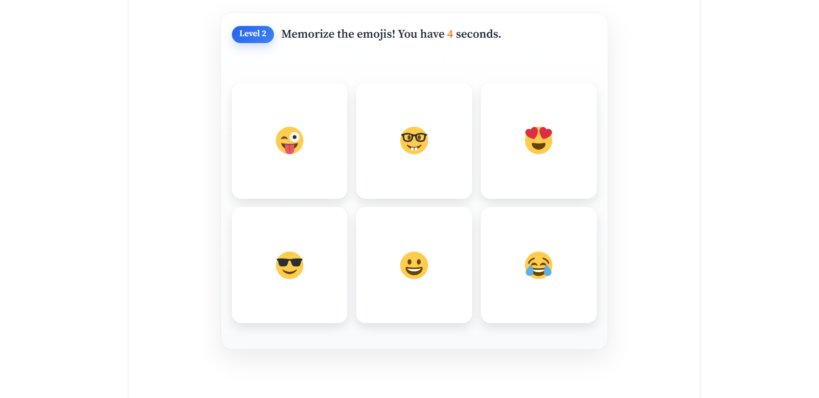 Ultimate Emoji Interactive Memory Challenge: Strategic Web Development – 4 key techniques