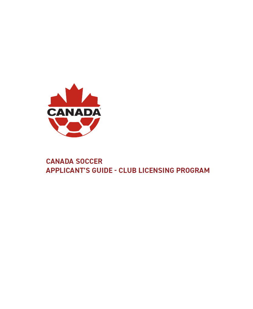 Canada Soccer- Manuals and Guides