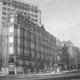 Haunting Dusty Windows 7 – peace Tower – Ottawa – Black and White Print by Alexei Quintero