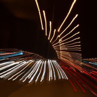 Dynamic Highway Lights 3 – Abstract Long Exposure Nightscape by Alexei Quintero