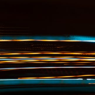 Dynamic Highway Lights 4 – Abstract Long Exposure Nightscape by Alexei Quintero