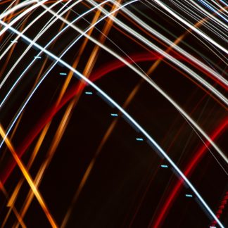 Dynamic Highway Lights 7 – Abstract Long Exposure Nightscape by Alexei Quintero