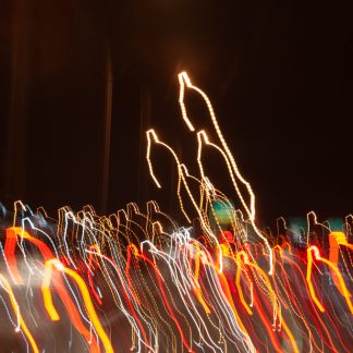 Dynamic Highway Lights 8 – Abstract Long Exposure Nightscape by Alexei Quintero