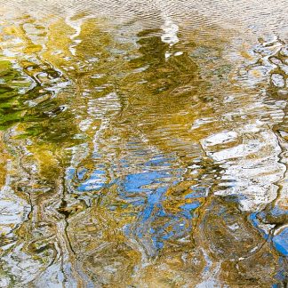 Breathtaking Transformative Reflections 6 – Ottawa Rideau Canal Abstract Art by Alexei Quintero