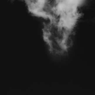 Vibrant Monochrome Cloud Figures 3 – Black and White Fine Art Print by Alexei Quintero