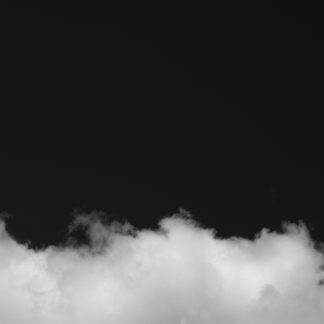Vibrant Monochrome Cloud Figures 4 – Black and White Fine Art Print by Alexei Quintero