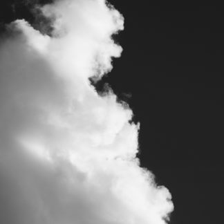 Vibrant Monochrome Cloud Figures 5 – Black and White Fine Art Print by Alexei Quintero