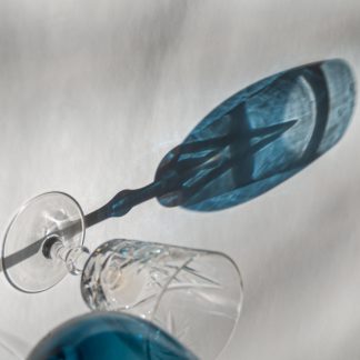 Vibrant Abstract Glass Photography Print 1 – Colorful Fine Art by Alexei Quintero