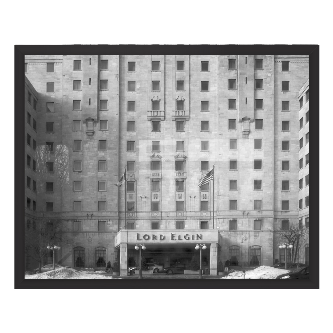 Haunting Dusty Windows 6 – Lord Elgin Hotel – Ottawa – Black and White