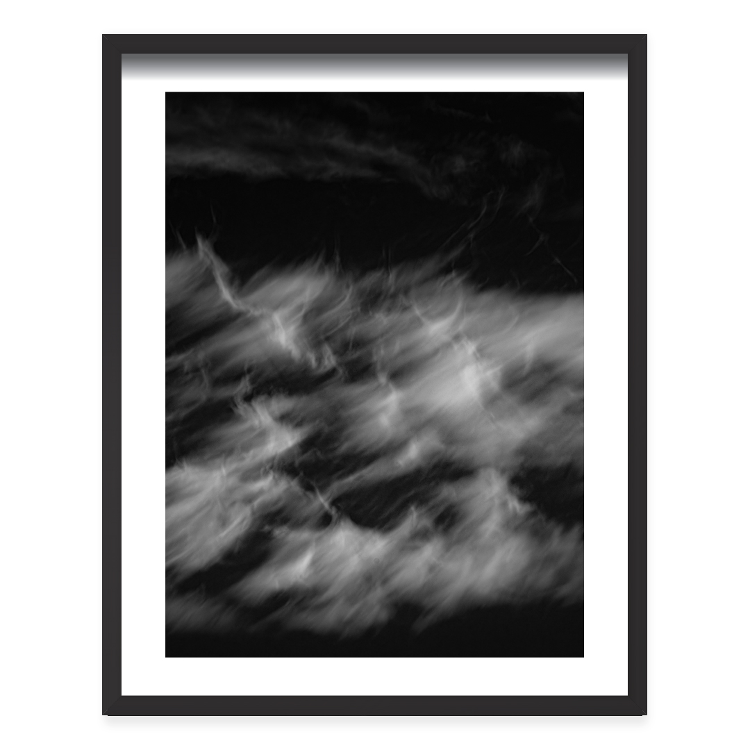 Whispers Among the Clouds 5 - Black and White Cloud Landscape - Fine Art Print