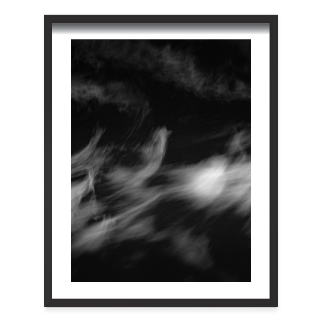 Whispers Among the Clouds 6 - Black and White Cloud Landscape - Fine Art Print